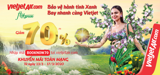 BẢO VỆ H&Agrave;NH TIN XANH BAY NHANH C&Ugrave;NG VIETJET