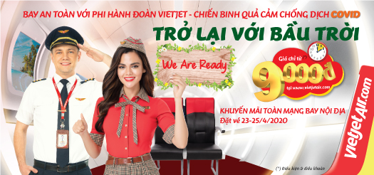 Bay an to&agrave;n với phi h&agrave;nh đo&agrave;n Vietjet - Chiến binh quả cảm chống dịch Covid